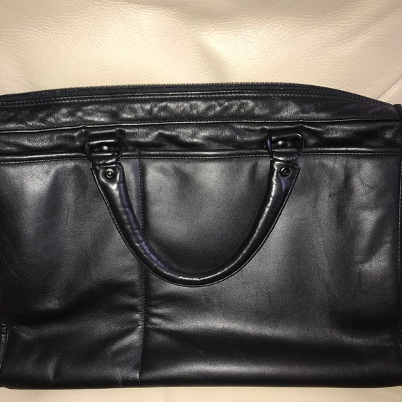 TRADED double leather Brookstone laptop bag - Picture 4 of 5